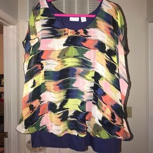 Plus Size flutter sleeve top size 3x